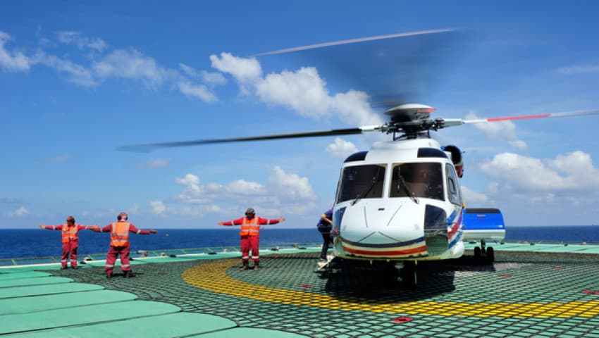 Helicopter Underwater Escape Training with EBS (HUET with EBS) training at iMost Academy, Kochi